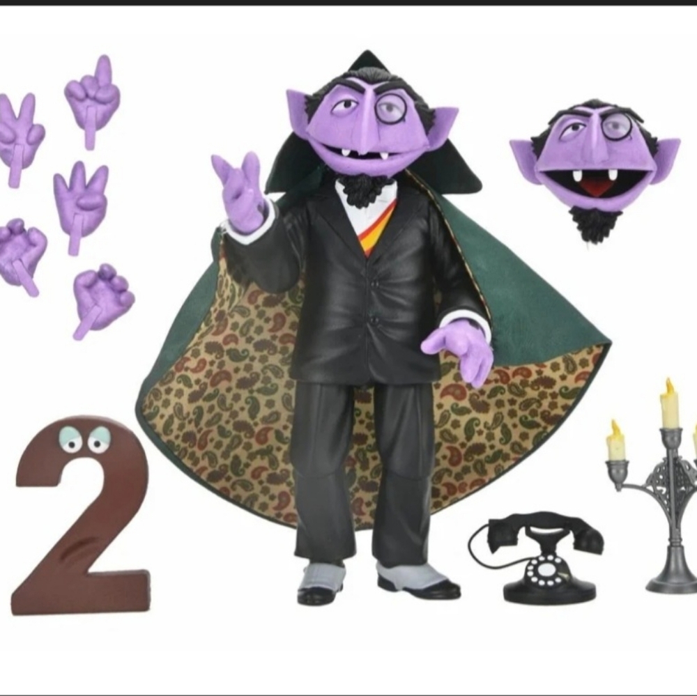 The Count Sesame Street Neca Action Figure, Missing #2